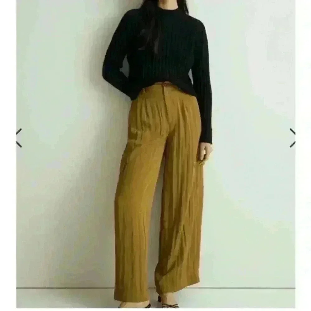 Madewell The Harlow Wide-Leg Cargo Pant Size 00